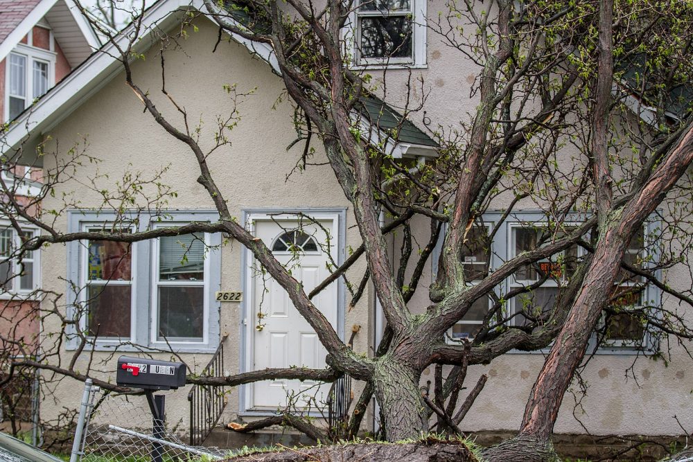 stormschade huis