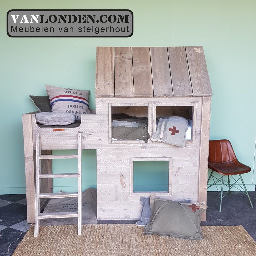 steigerhouten kinderbed