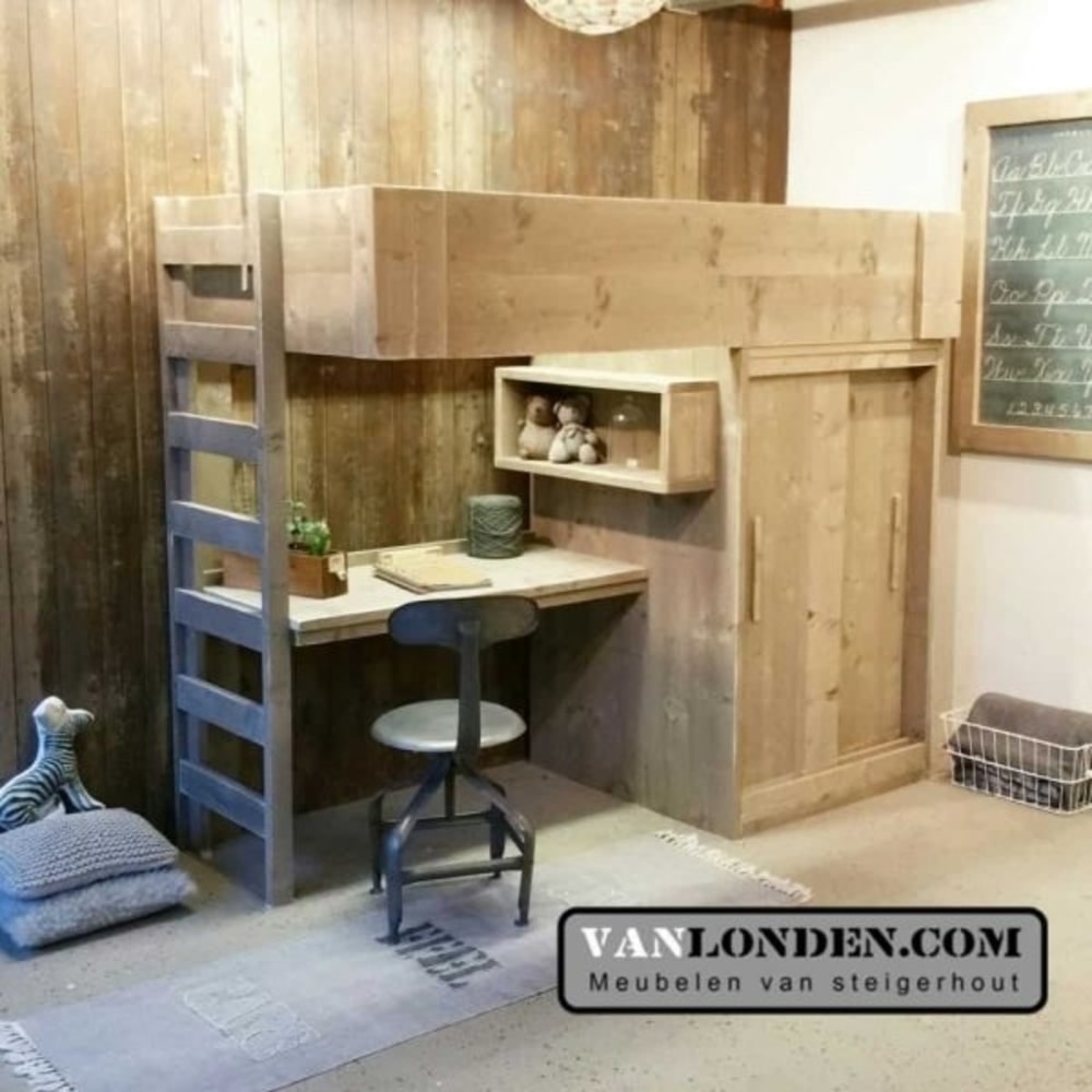 steigerhouten kinderbed